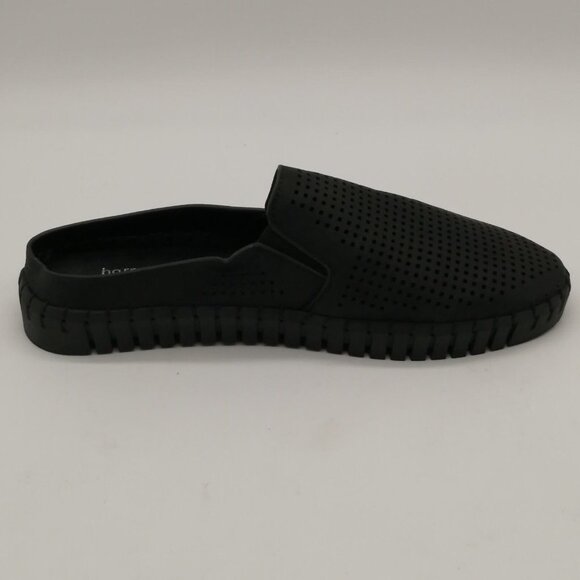 Harmony Balance Womens Sandal Sashay Black Clog Perforated Elastic Insets 6 - Picture 2 of 10